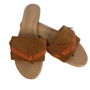 UGG Shoes Binx Slide on Fringe Sandal SZ 9